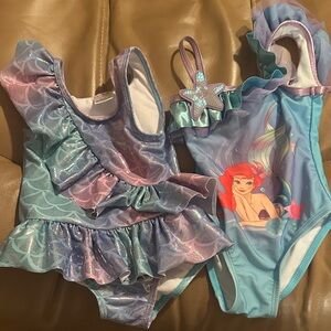 Disney Aqua and Lavender Mermaid Swimsuit and other mermaid suit